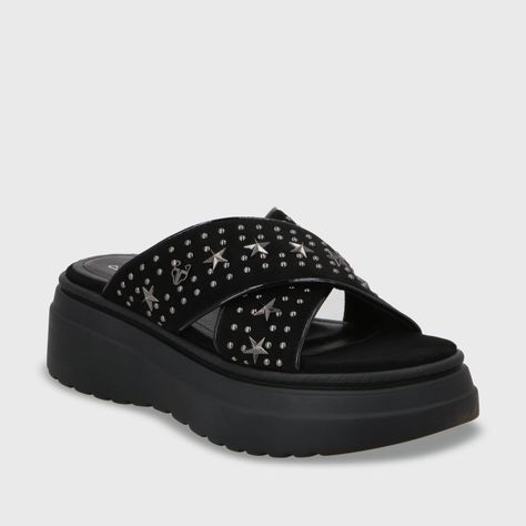 Sandalia Plataforma Negro Mujer 55921 Gotta-1