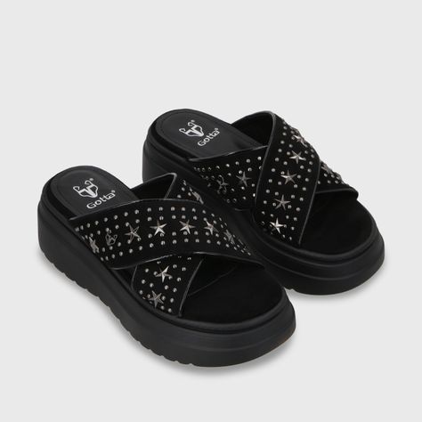 Sandalia Plataforma Negro Mujer 55921 Gotta-2