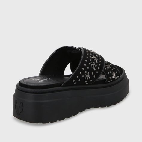 Sandalia Plataforma Negro Mujer 55921 Gotta-4