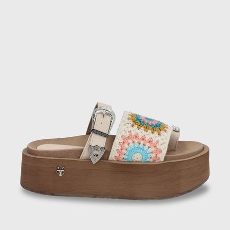 Sandalia Plataforma Multicolor Mujer 55942 Gotta-0