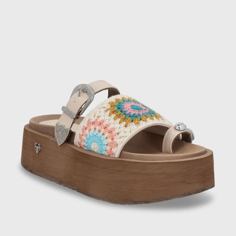 Sandalia Plataforma Multicolor Mujer 55942 Gotta-1