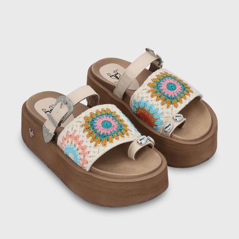 Sandalia Plataforma Multicolor Mujer 55942 Gotta-2