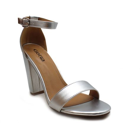 Sandalia  Plateada Mujer 86123 Gotta-1