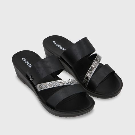 Sandalia Plataforma Negro Mujer 13221 Gotta-2