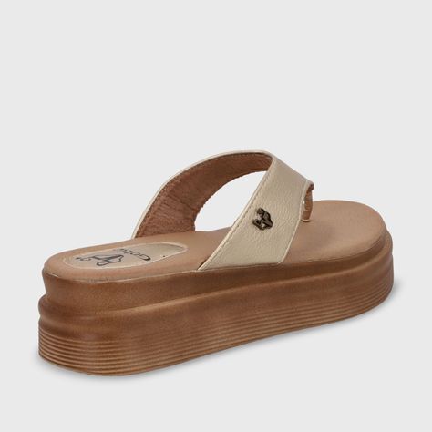 Sandalia Plataforma Oro Mujer 43011 Gotta-4