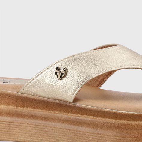 Sandalia Plataforma Oro Mujer 43011 Gotta-5