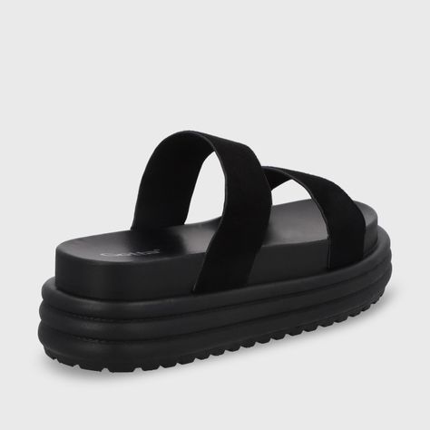 Sandalia Plataforma Negra Mujer 42021 Gotta-4