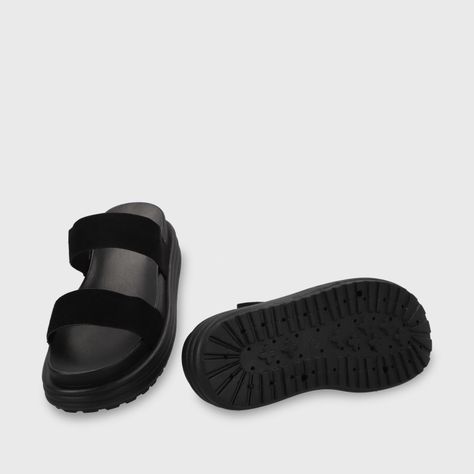 Sandalia Plataforma Negra Mujer 42021 Gotta-6