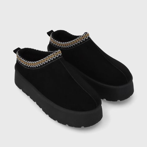 Pantufla Plataforma Negra Mujer 48112 Gotta-2