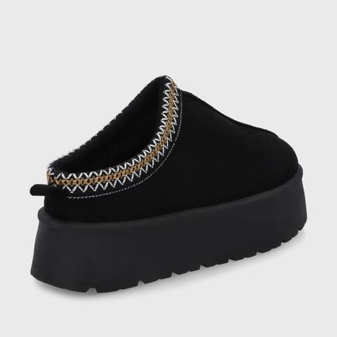 Pantufla Plataforma Negra Mujer 48112 Gotta-4