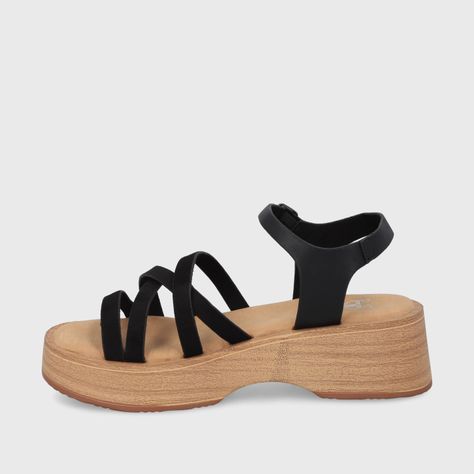 Sandalia Negra Mujer 45892 Gotta-3