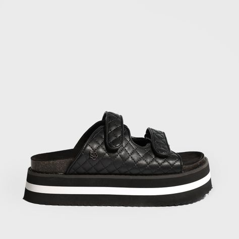 Sandalia Plataforma Negra Mujer 15262 Gotta-0