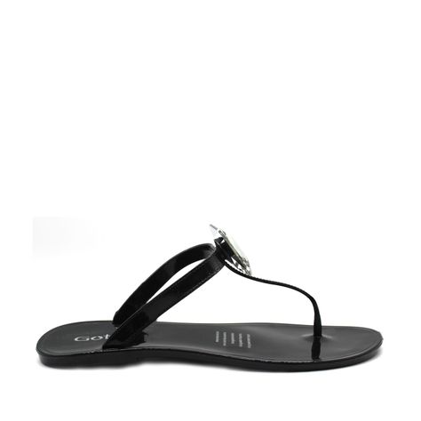 Sandalia Negra Mujer 12121 Gotta-0