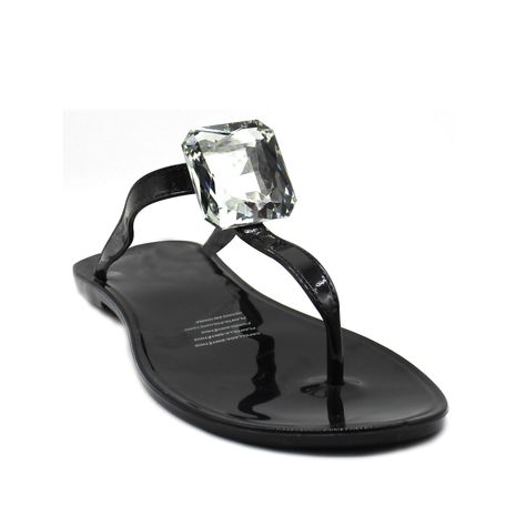 Sandalia Negra Mujer 12121 Gotta-1