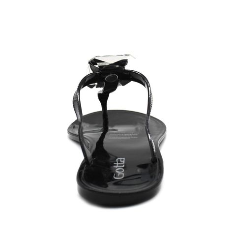 Sandalia Negra Mujer 12121 Gotta-4
