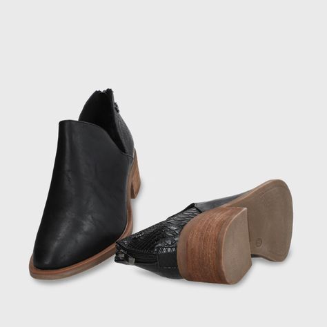 zapato Taco Negro Mujer 43108 Gotta-6