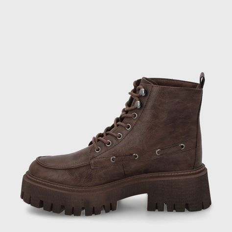 Botin Plataforma Café Mujer 23507 Gotta-3