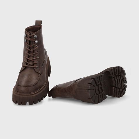 Botin Plataforma Café Mujer 23507 Gotta-6
