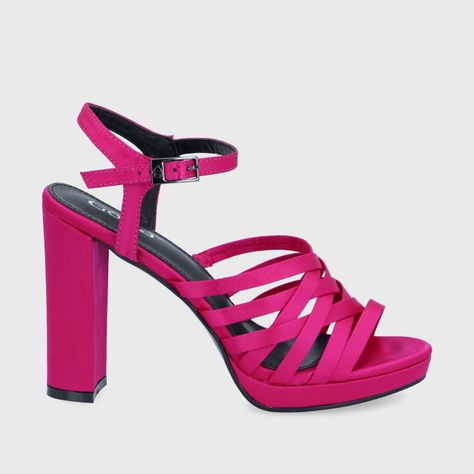 Sandalia Satin Fucsia Mujer 15837 Gotta-0