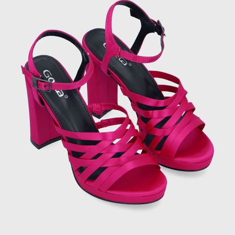 Sandalia Satin Fucsia Mujer 15837 Gotta-2