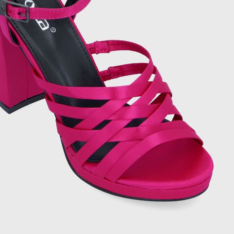 Sandalia Satin Fucsia Mujer 15837 Gotta-5