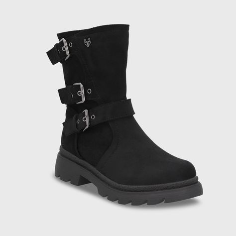 Botin Plataforma Negro Mujer 55280 Gotta-1