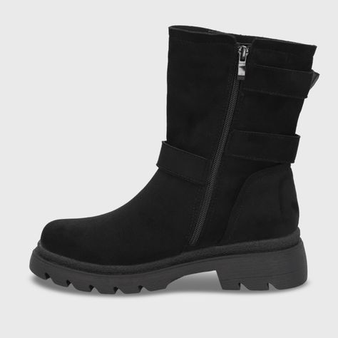 Botin Plataforma Negro Mujer 55280 Gotta-3