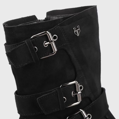 Botin Plataforma Negro Mujer 55280 Gotta-5
