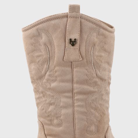 Bota Taco Beige Mujer 23714 Gotta-5