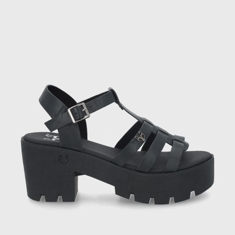 Sandalia Negra  Mujer 43023 Gotta-0