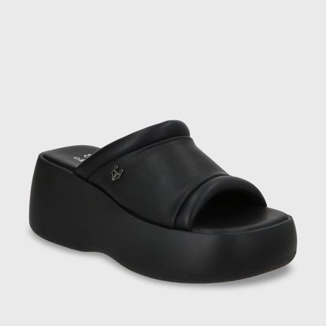 Sandalia Plataforma Negra Mujer 25223 Gotta-1