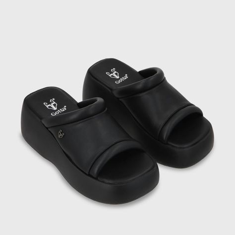 Sandalia Plataforma Negra Mujer 25223 Gotta-2