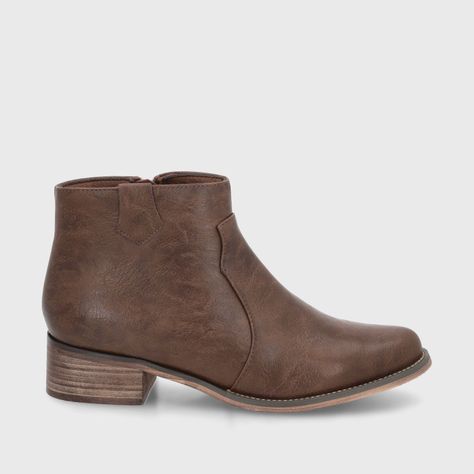 Botin Taco Café Mujer 13556 Gotta-0