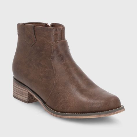 Botin Taco Café Mujer 13556 Gotta-1