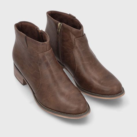 Botin Taco Café Mujer 13556 Gotta-2