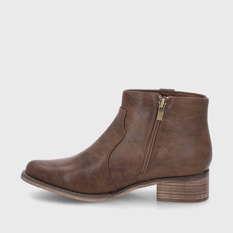 Botin Taco Café Mujer 13556 Gotta-3