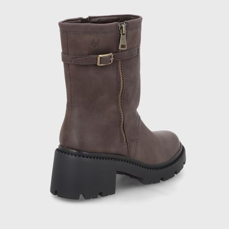 Botin Taco Café Mujer 45747 Gotta-4