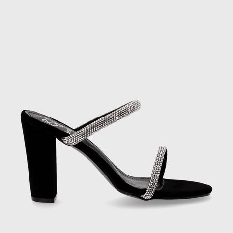 Sandalia Taco Negra Mujer 36124 Gotta-0