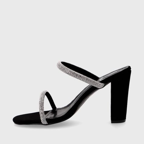 Sandalia Taco Negra Mujer 36124 Gotta-3