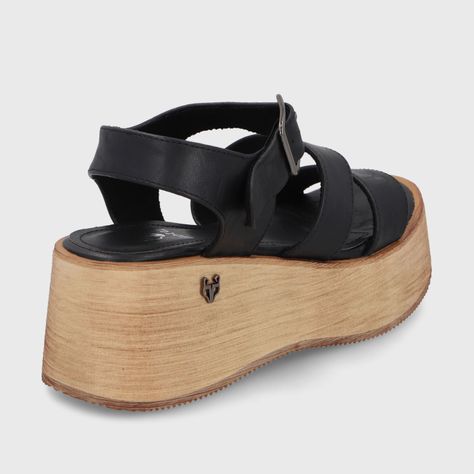 Sandalia Negra Mujer 45842 Gotta-4