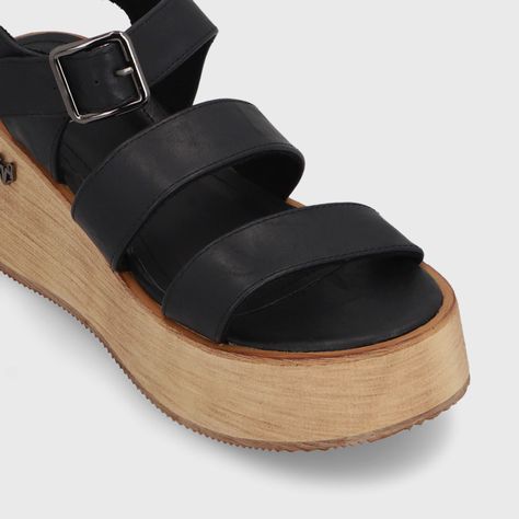 Sandalia Negra Mujer 45842 Gotta-5