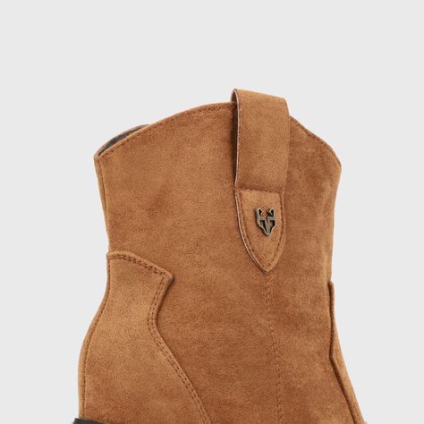Botin Taco Camel Mujer 53780 Gotta-5