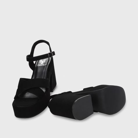 Sandalia Negra  Mujer 45701 Gotta-5