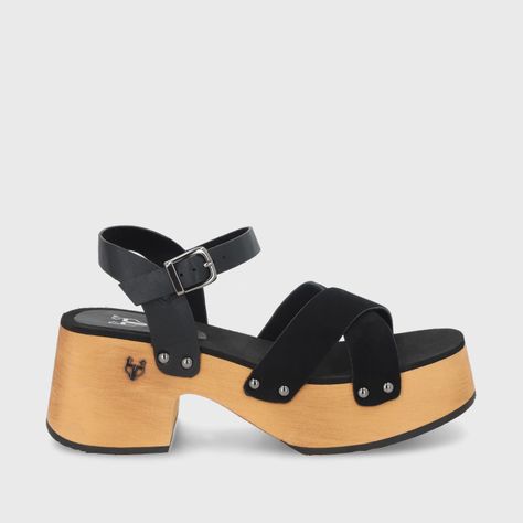 Sandalia Negra  Mujer 35263 Gotta-0