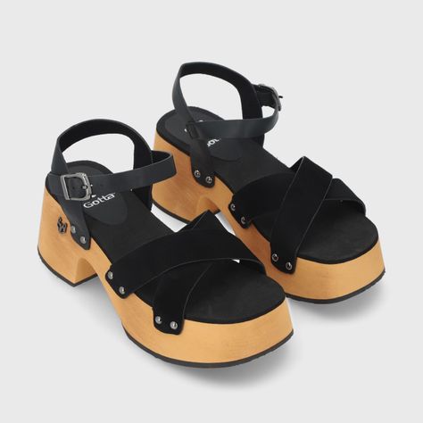 Sandalia Negra  Mujer 35263 Gotta-2