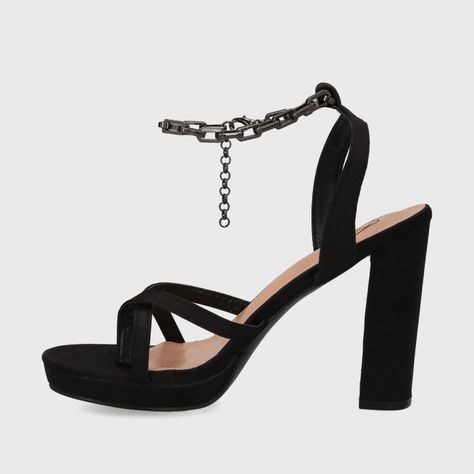 Sandalia Taco Negra Mujer 15836 Gotta-3