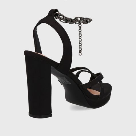 Sandalia Taco Negra Mujer 15836 Gotta-4