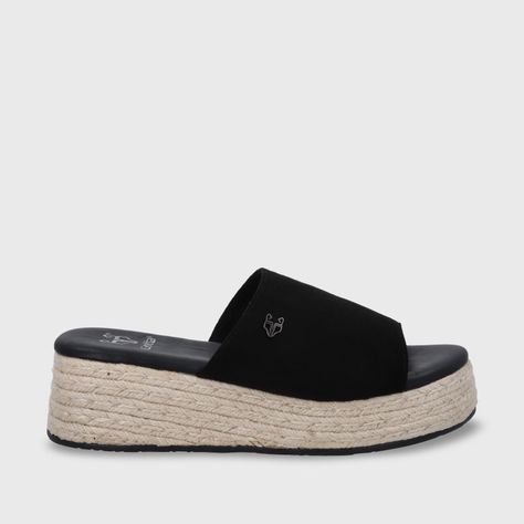 Sandalia Plataforma Negro Mujer 55971 Gotta-0