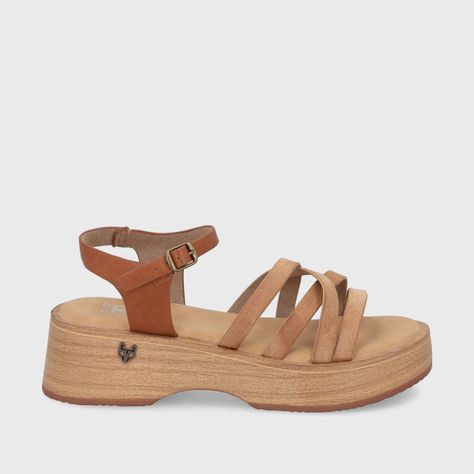 Sandalia Beige  Mujer 45892 Gotta-0