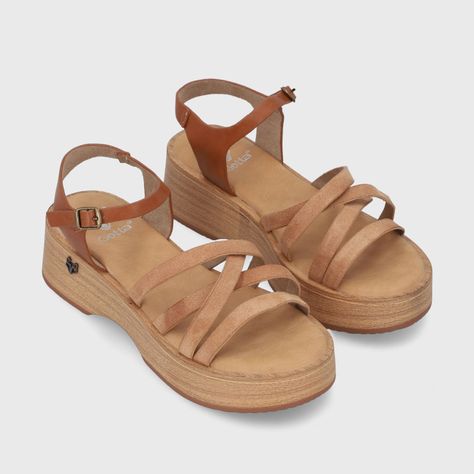 Sandalia Beige  Mujer 45892 Gotta-2